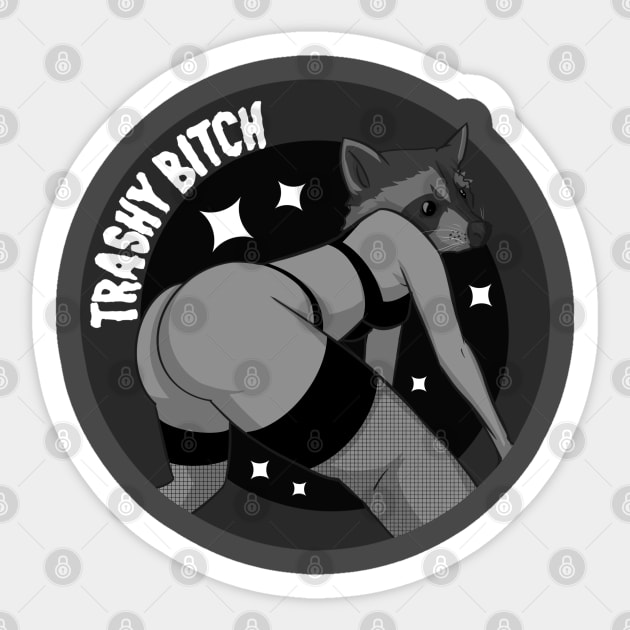 Trashy II Sticker by LVBart